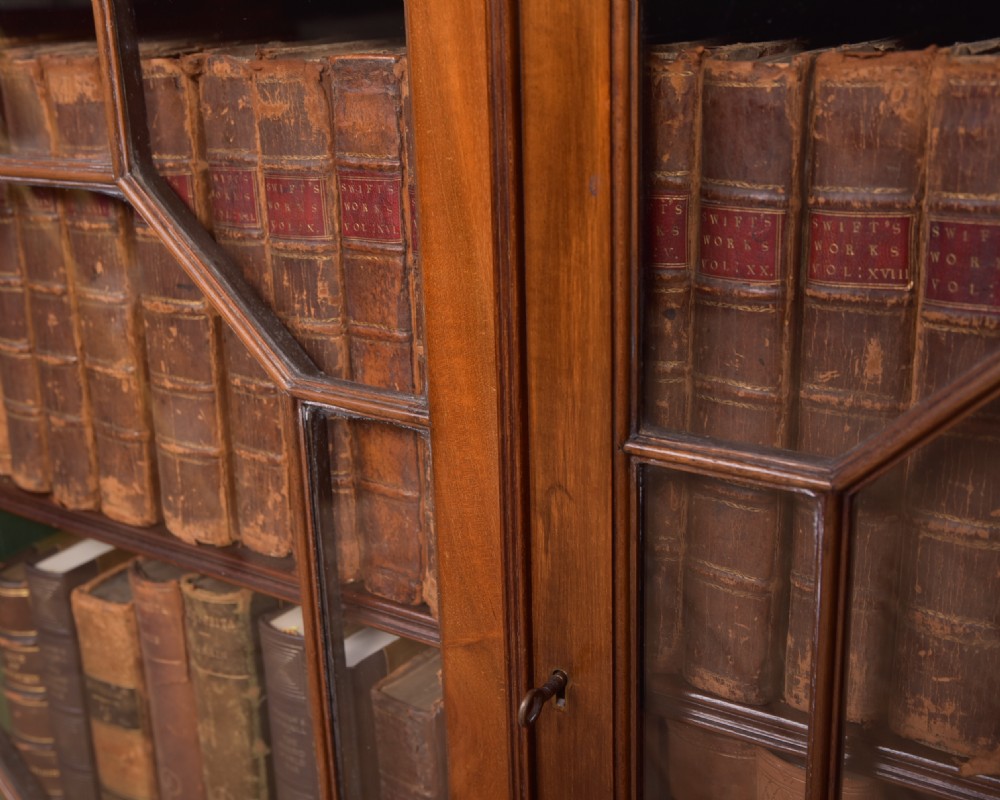 Edwardian Mahogany 2 door bookcase  View XVI