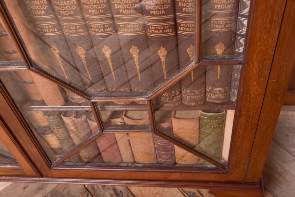 Edwardian Mahogany 2 door bookcase  View XVII