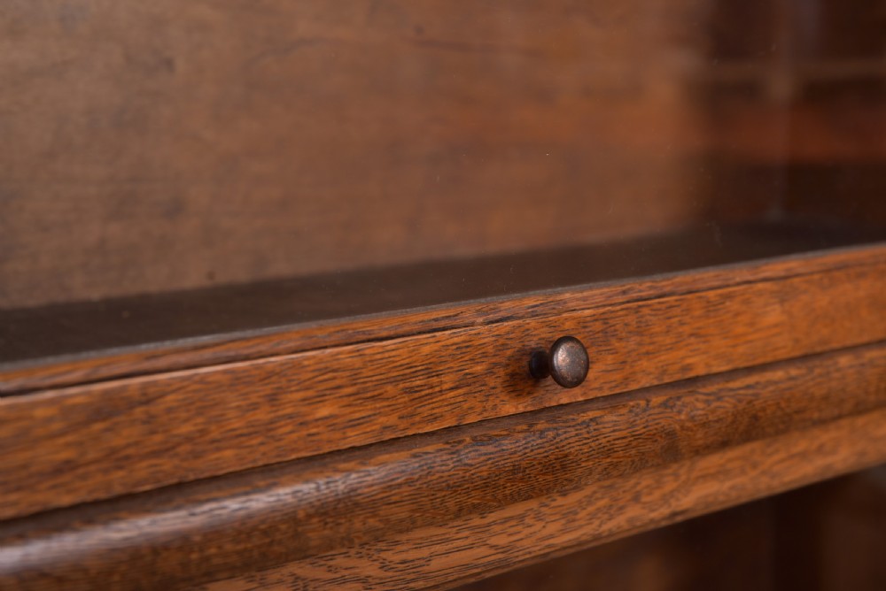 Globe Wernicke Oak Sectional bookcase  View VI