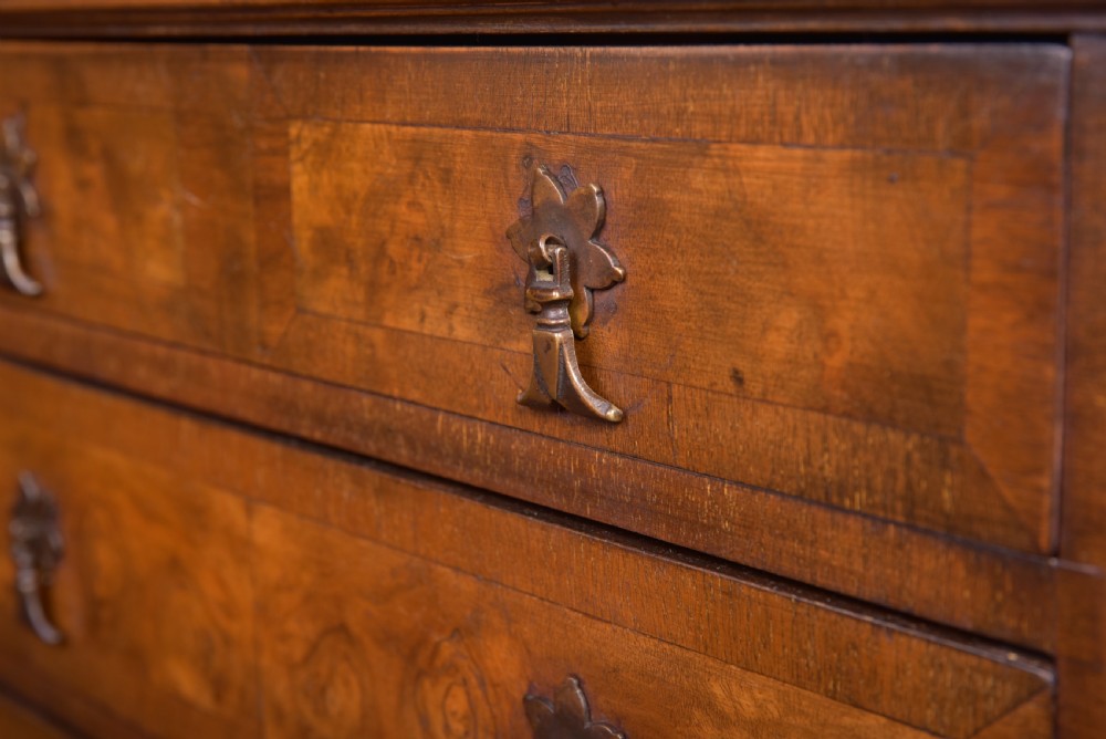 Edwardian Burr Walnut Chest on Stand  View IV