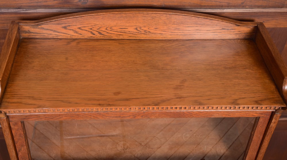 Edwardian Barrister Oak Lebus Sectional bookcase  View X