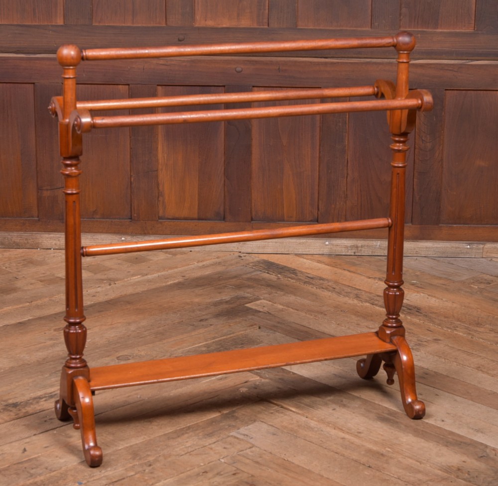 Victorian Mahogany Towel Rail