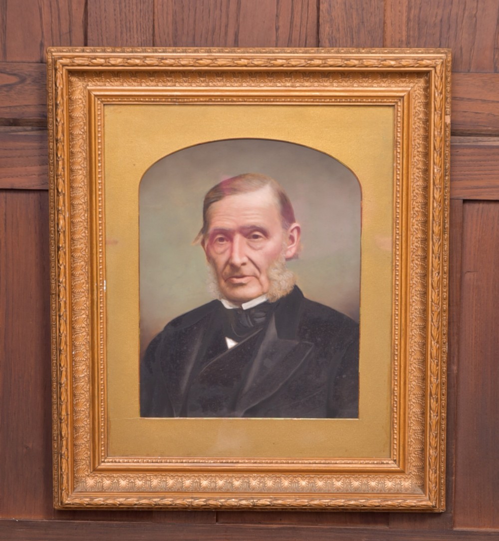 An Edwardian Framed portrait of a gentleman 