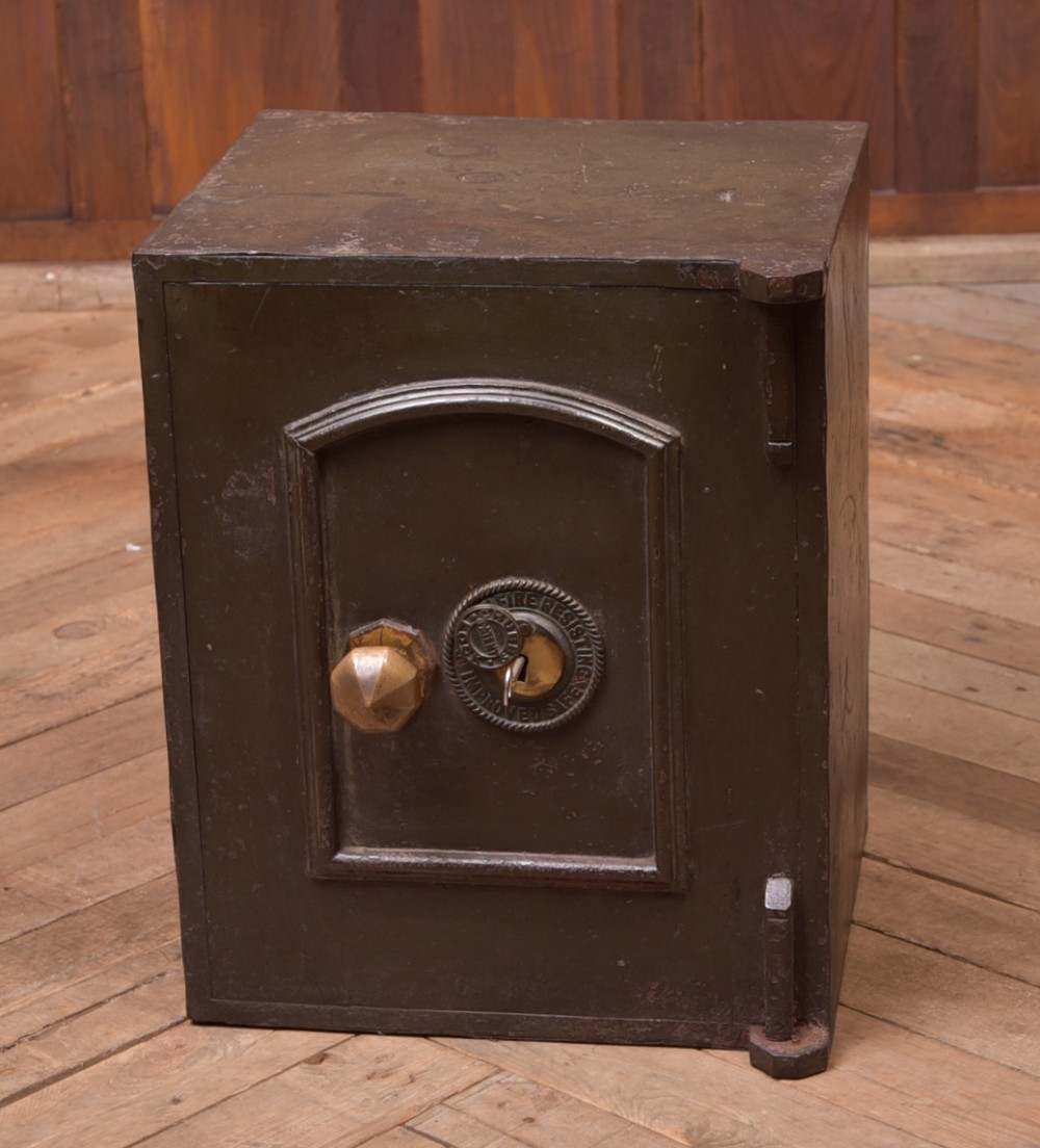 Neat Edwardian Steel safe 
