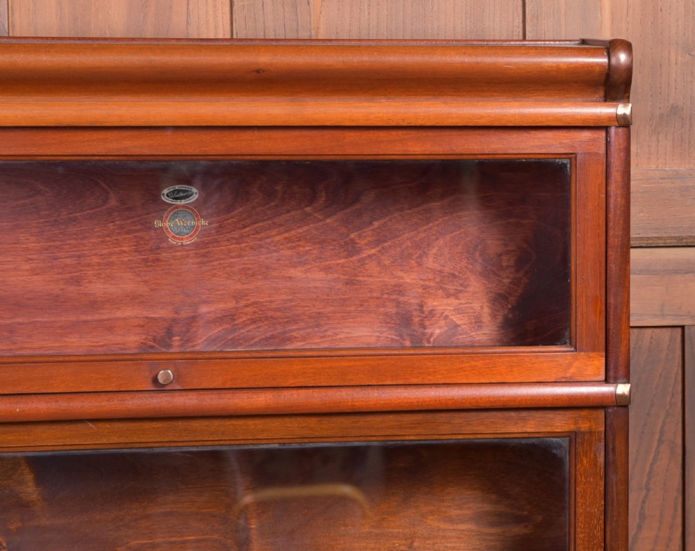 Edwardian Mahogany 6 sectioned Globe Wernicke bookcase View IV