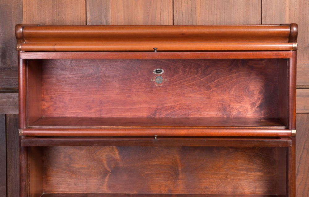 Edwardian Mahogany 6 sectioned Globe Wernicke bookcase View VIII