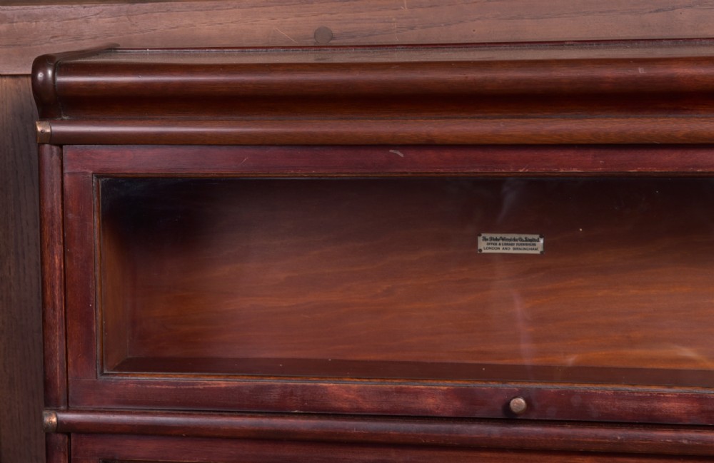 Edwardian Mahogany Globe Wernicke 5 section bookcase View III