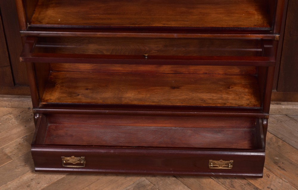 Edwardian Mahogany Globe Wernicke 5 section bookcase View VI