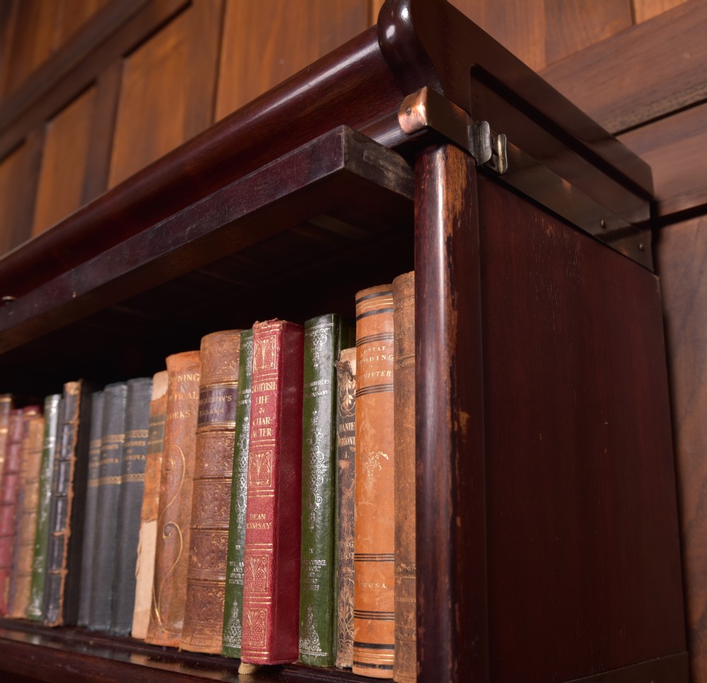 Edwardian Mahogany Globe Wernicke 5 section bookcase View XII