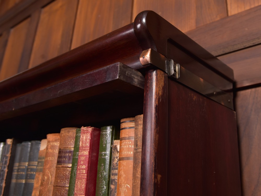 Edwardian Mahogany Globe Wernicke 5 section bookcase View XIII