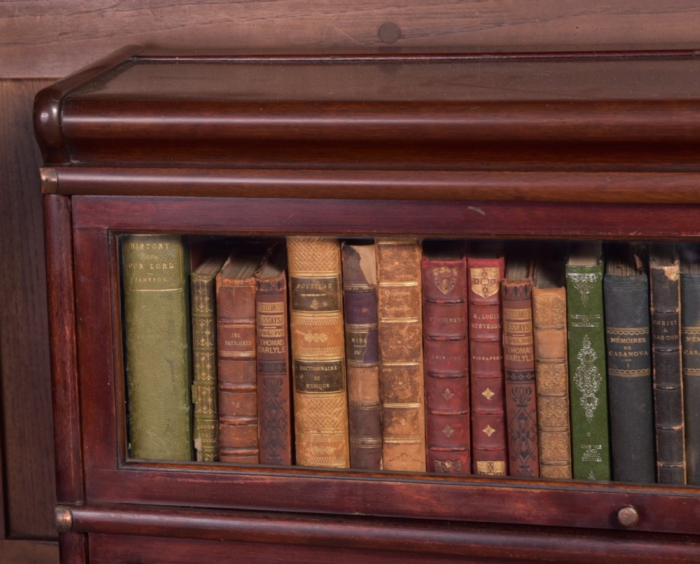 Edwardian Mahogany Globe Wernicke 5 section bookcase View XV