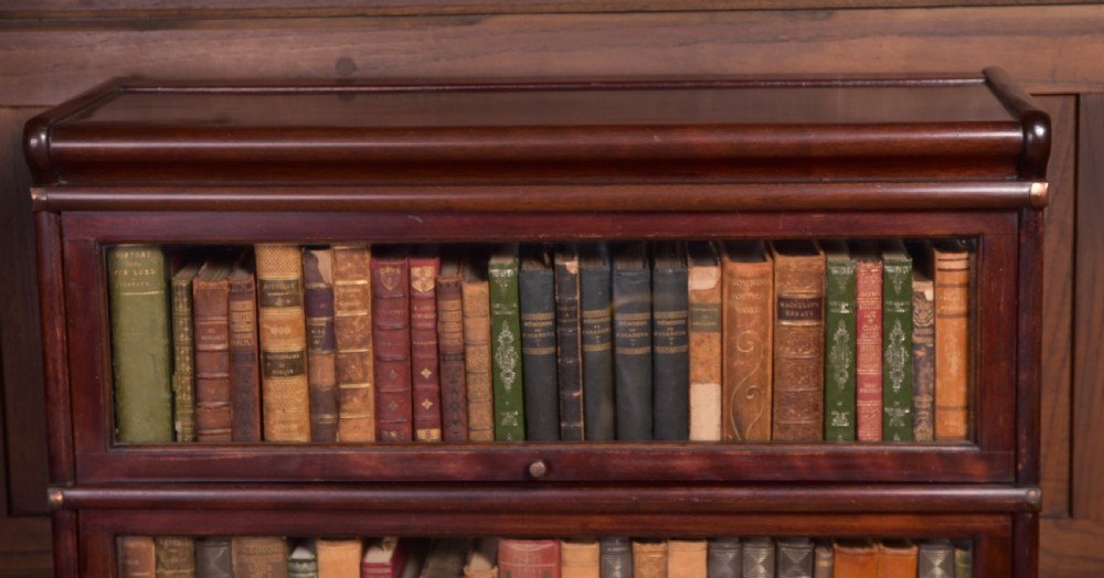 Edwardian Mahogany Globe Wernicke 5 section bookcase View XVI