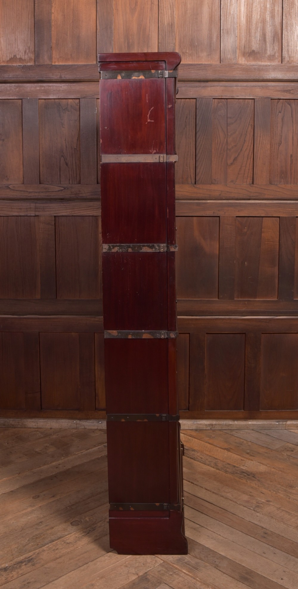 Edwardian Mahogany Globe Wernicke 5 section bookcase View XIX