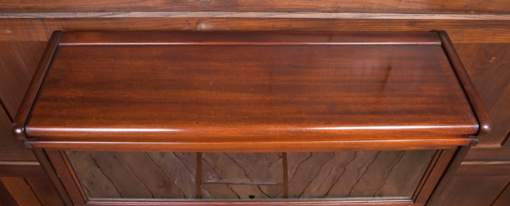 Edwardian Mahogany Globe Wernicke 3 section bookcase View IX