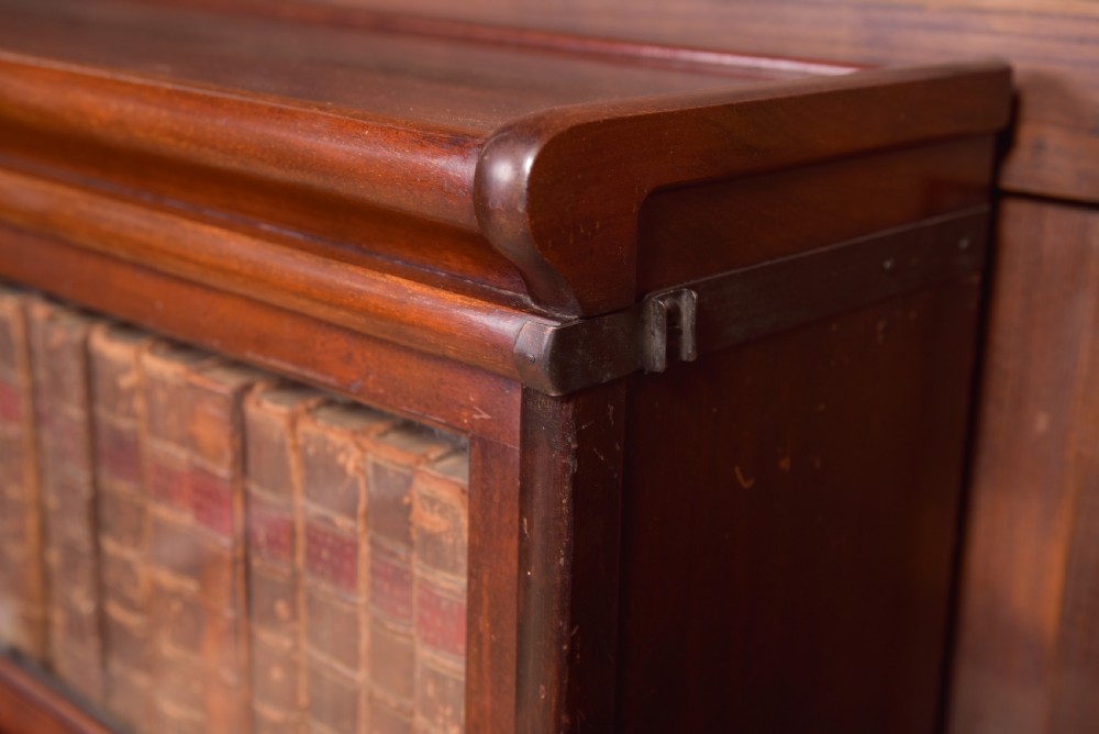 Edwardian Mahogany Globe Wernicke 3 section bookcase View XII