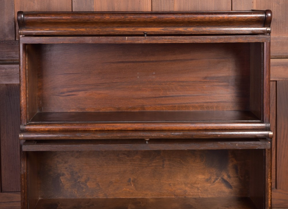 Edwardian Oak Globe Wernicke 5 section bookcase View X