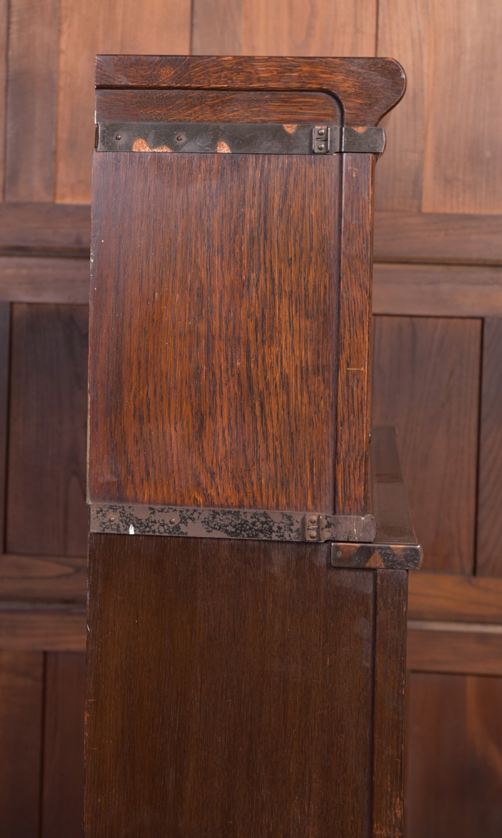 Edwardian Oak Globe Wernicke 5 section bookcase View XVIII