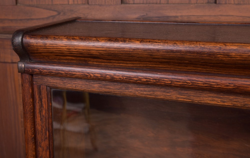 Edwardian Oak Globe Wernicke 3 sectional bookcase View XIII