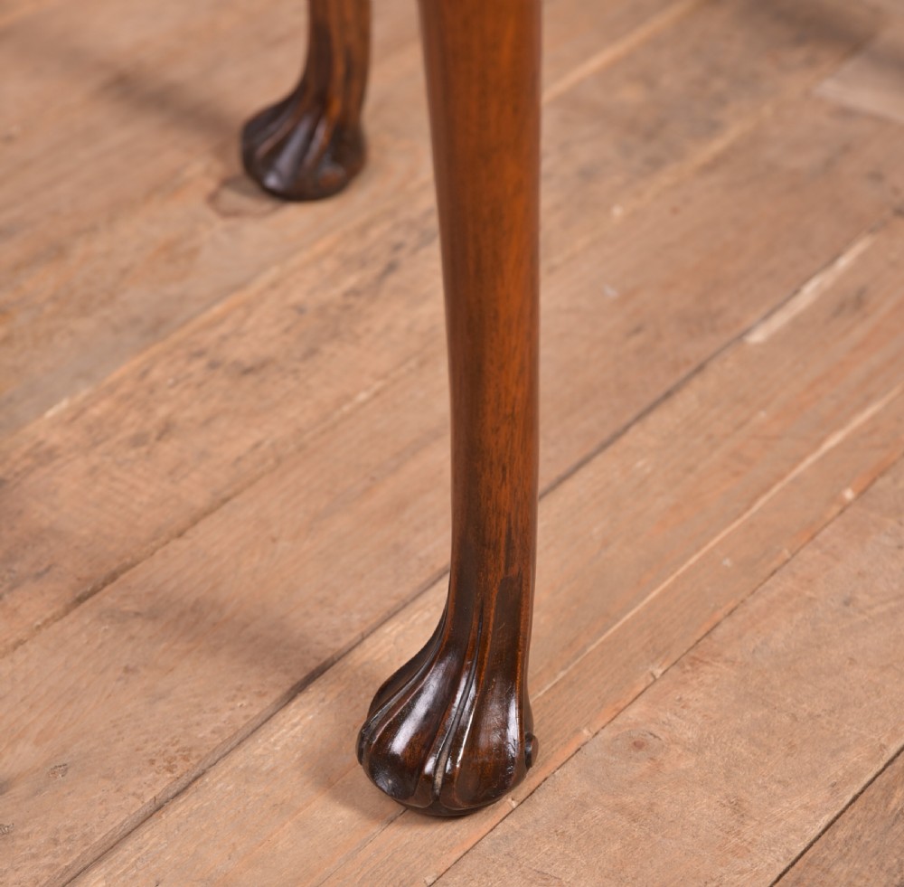 Edwardian Walnut fold over card table View XVIII