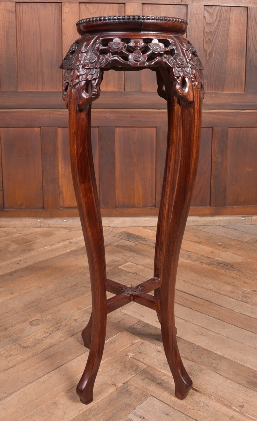 19th Century tall Chinese hardwood planter View IV