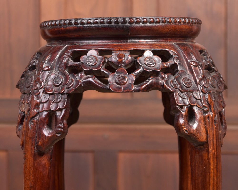 19th Century tall Chinese hardwood planter View VI