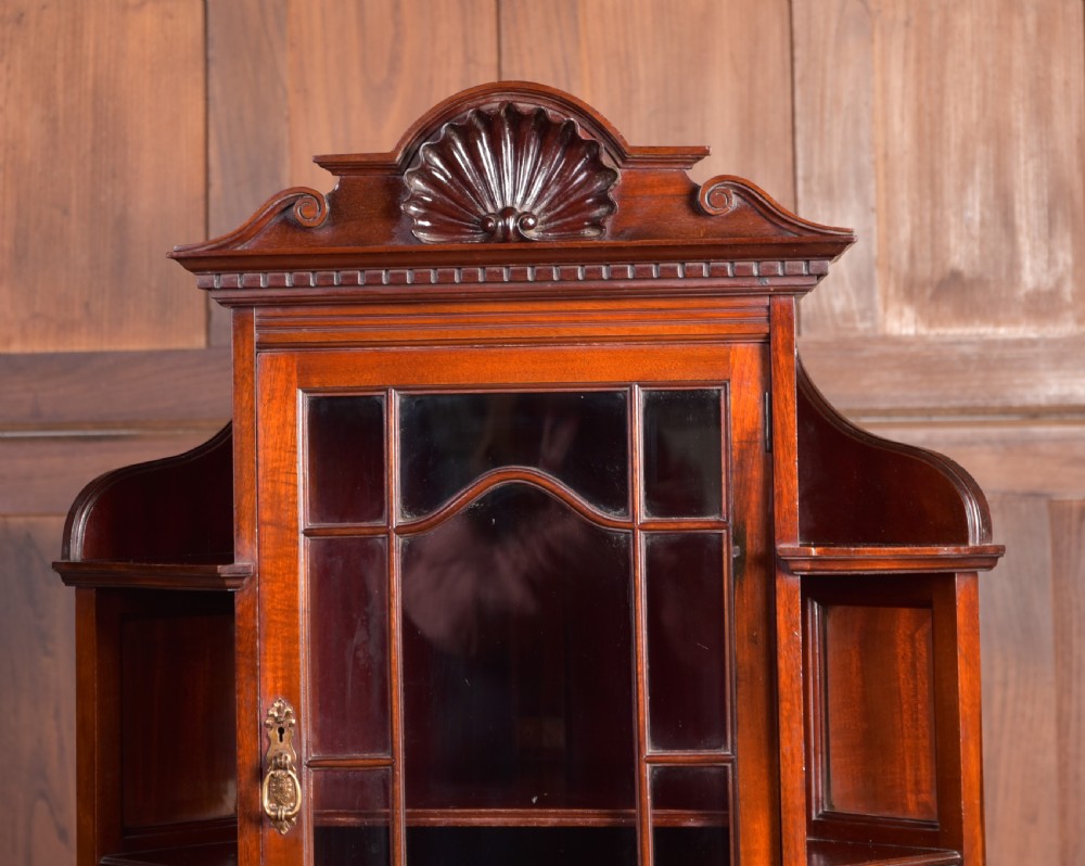 Edwardian Mahogany corner cabinet View V