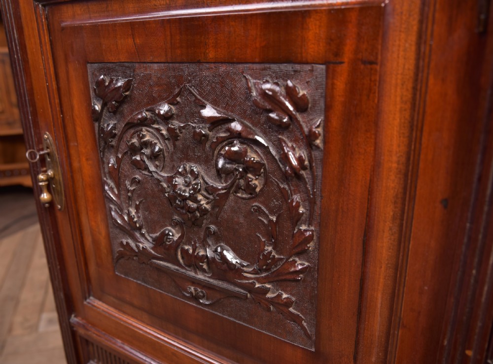 Edwardian Mahogany corner cabinet View VI