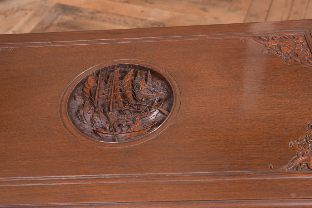 19th Century Chinese Camphor wood storage box View III