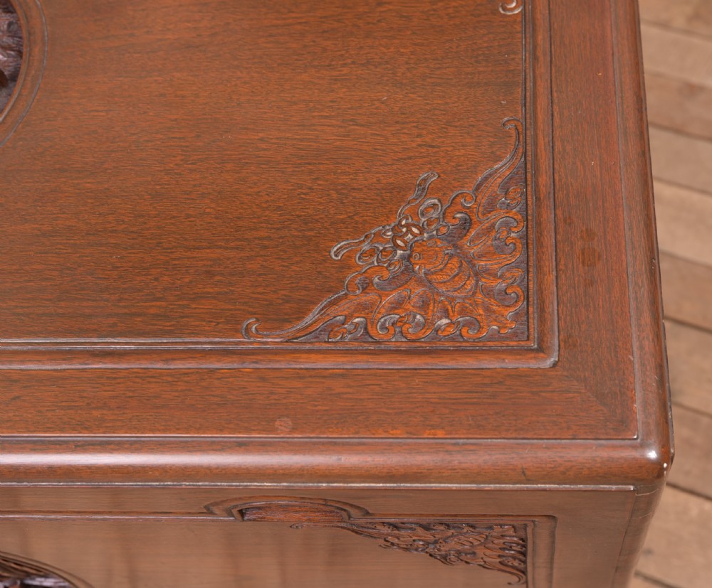 19th Century Chinese Camphor wood storage box View IV