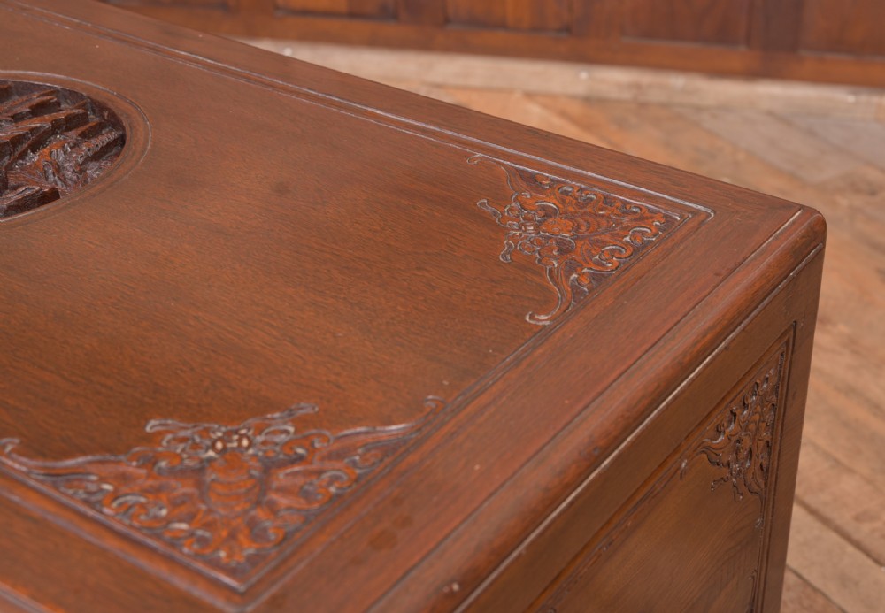 19th Century Chinese Camphor wood storage box View V
