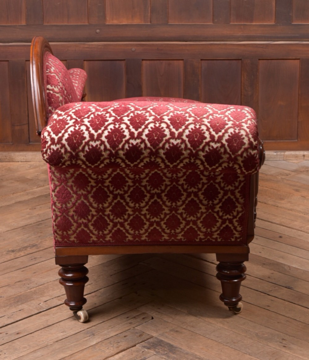 Victorian Mahogany Chaise Longue View XVI