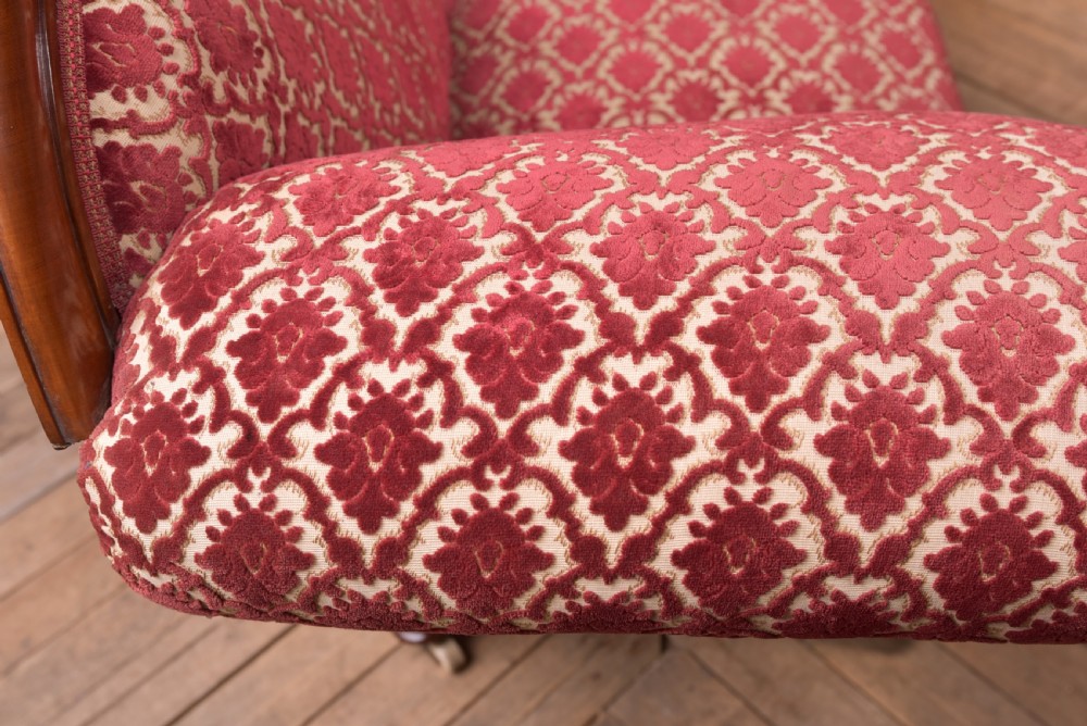 Victorian Mahogany Chaise Longue View XVII