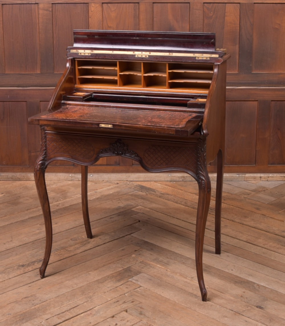 French Mahogany writing bureau View XII