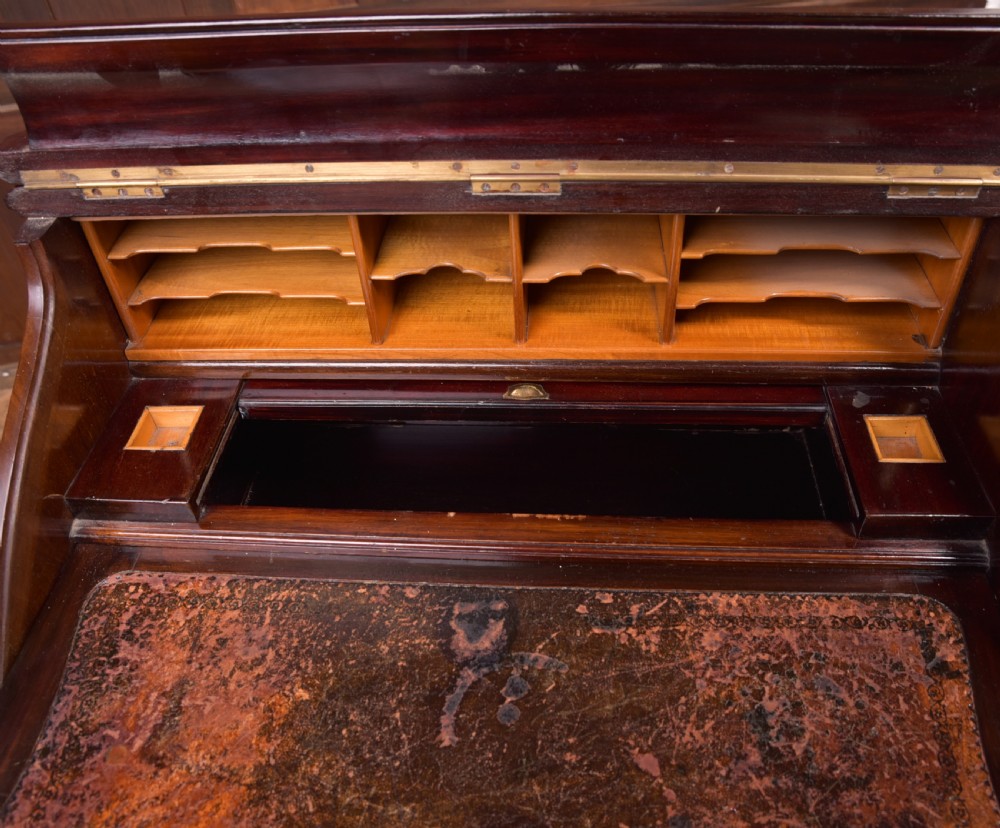 French Mahogany writing bureau View XIII