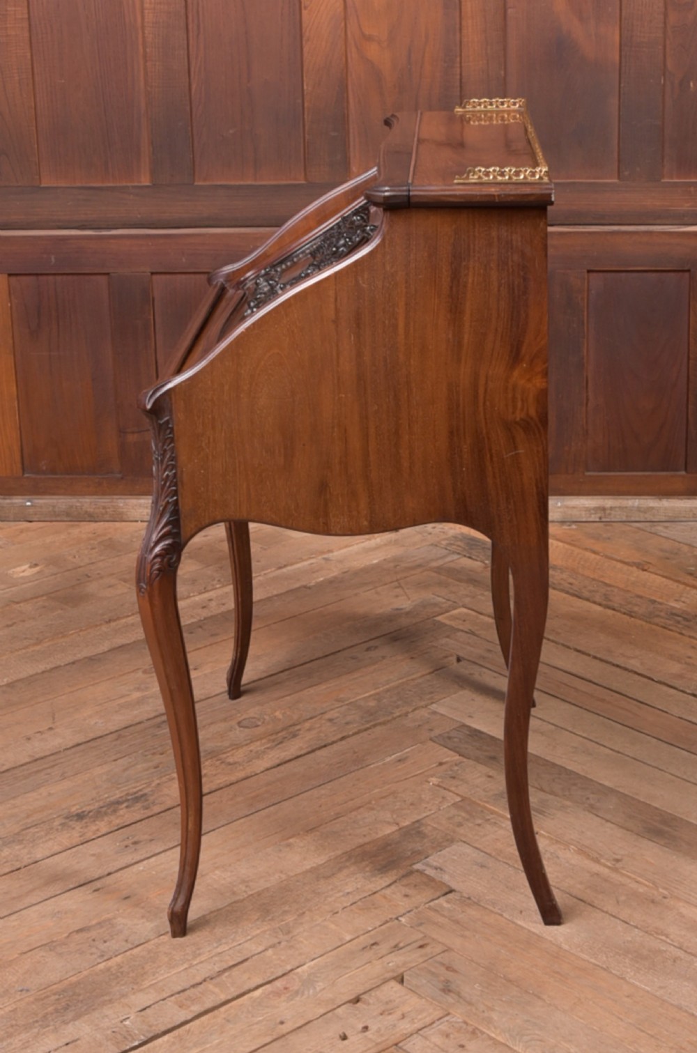 French Mahogany writing bureau View XIV
