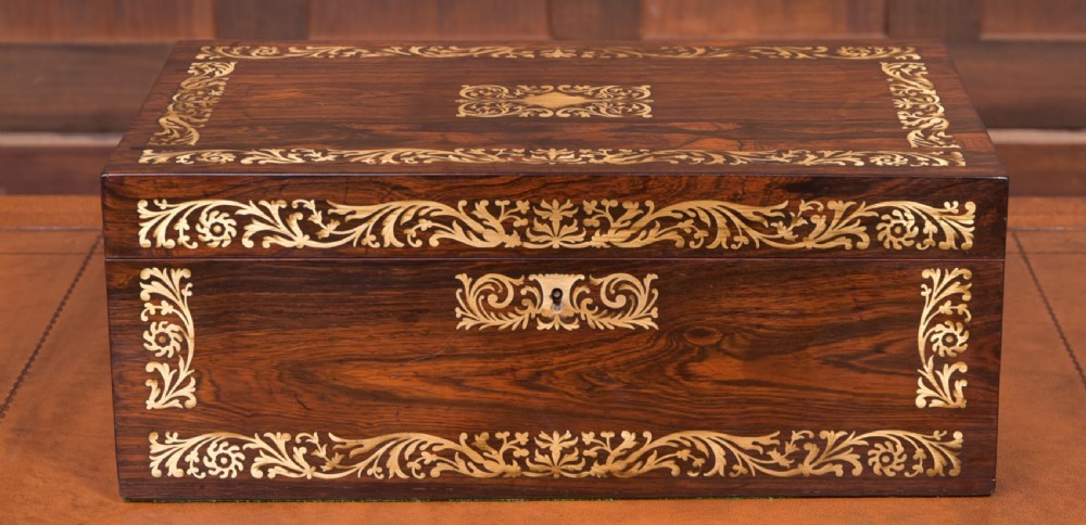 Victorian Rosewood writing slope