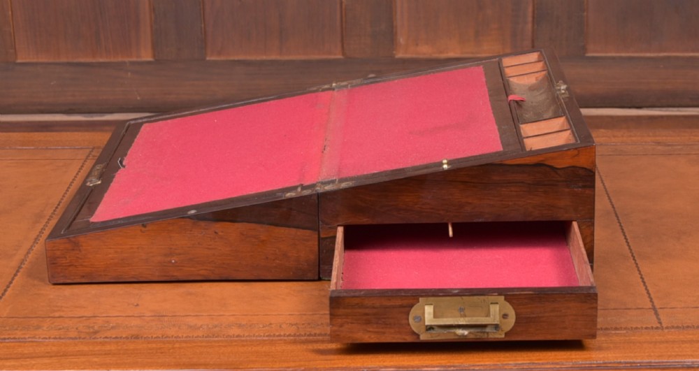 Victorian Rosewood writing slope View VI