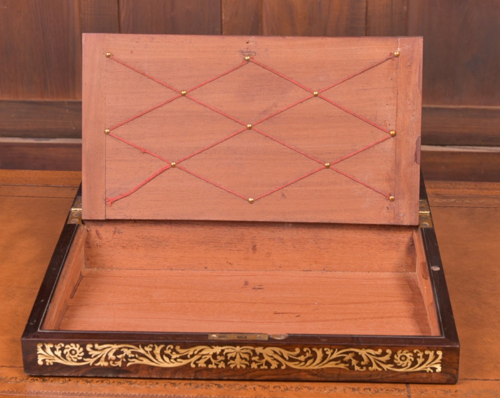 Victorian Rosewood writing slope View IX