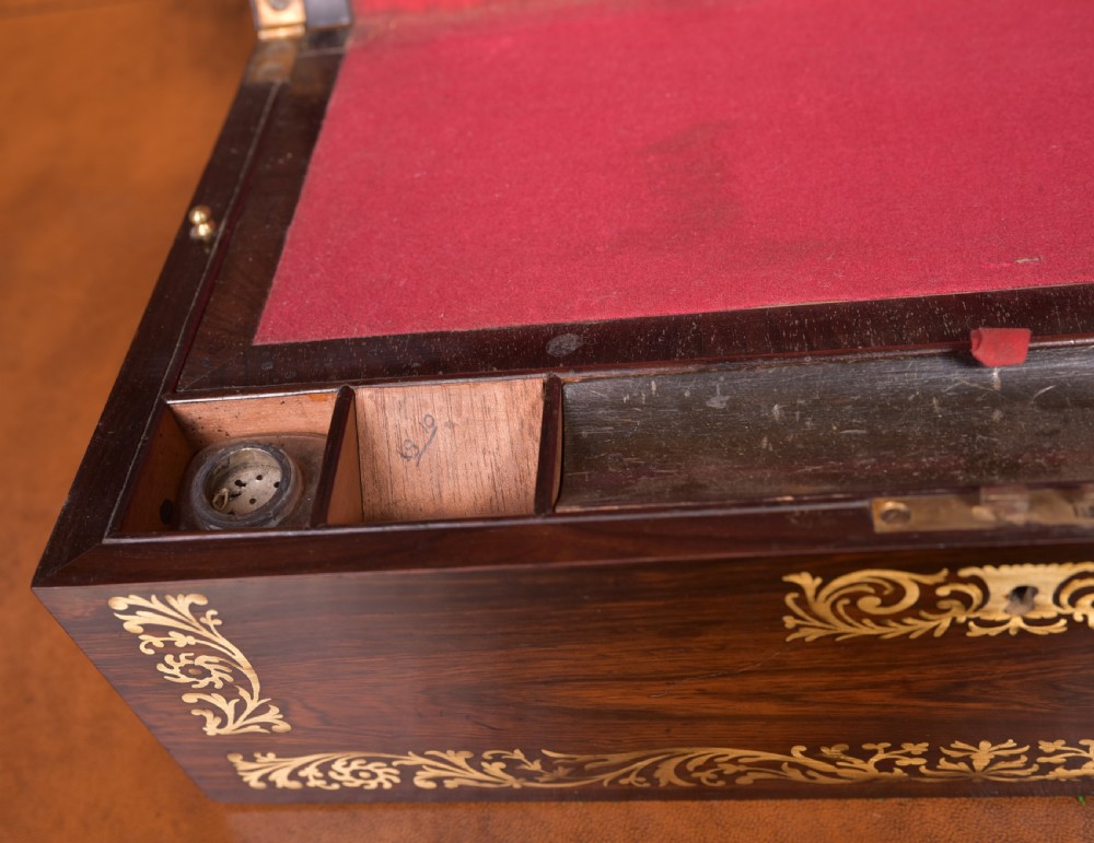 Victorian Rosewood writing slope View X