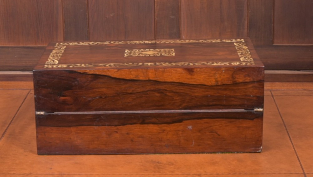 Victorian Rosewood writing slope View XI