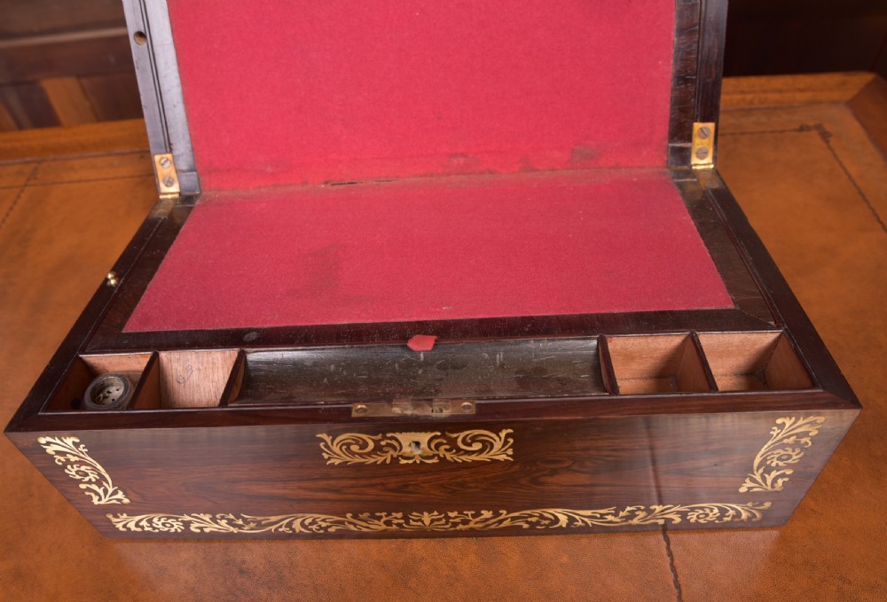 Victorian Rosewood writing slope View XIV