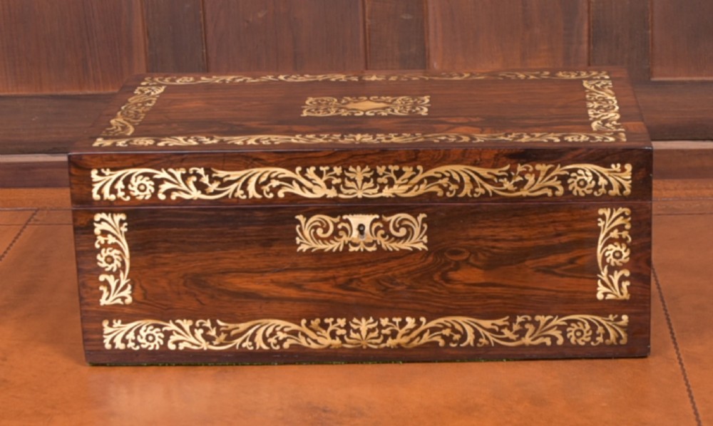 Victorian Rosewood writing slope View XV