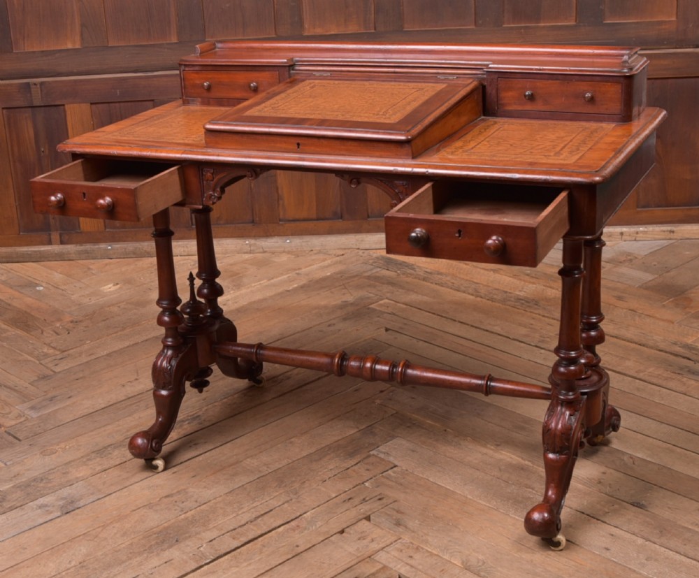 Victorian Mahogany ladies writing desk View IX
