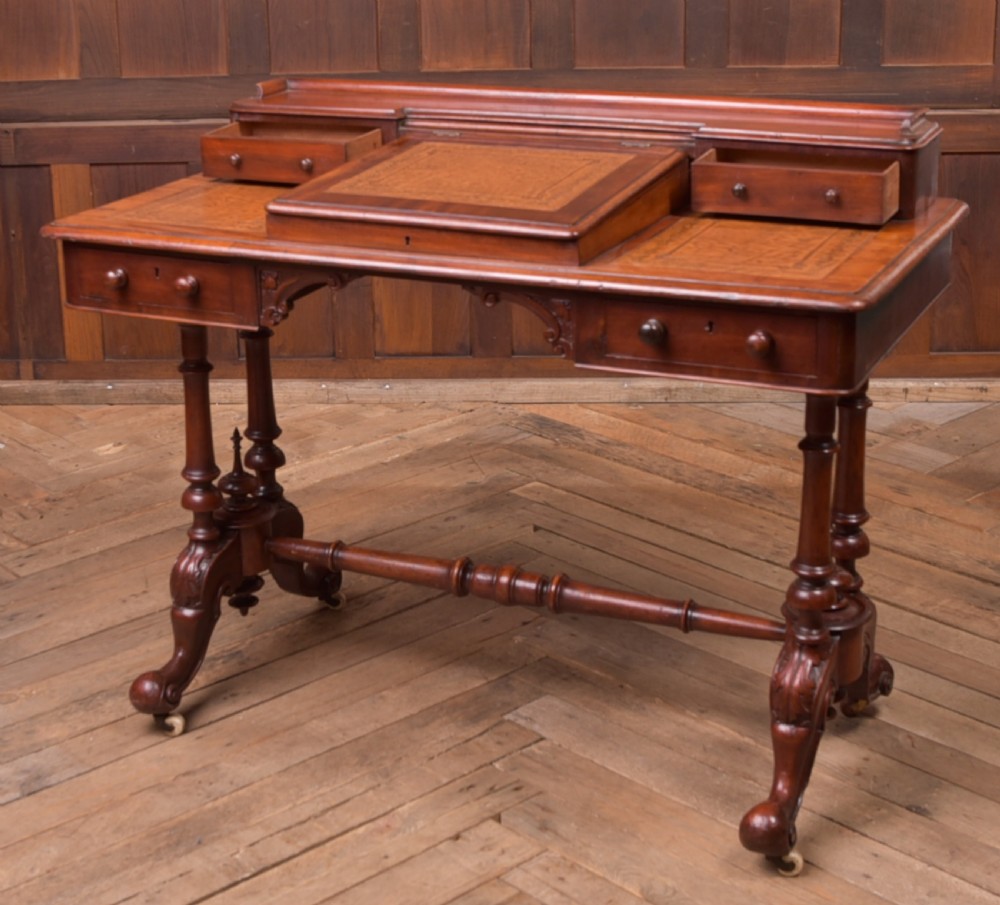 Victorian Mahogany ladies writing desk View XI