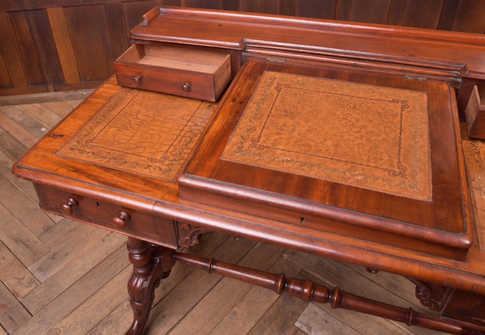 Victorian Mahogany ladies writing desk View XIII