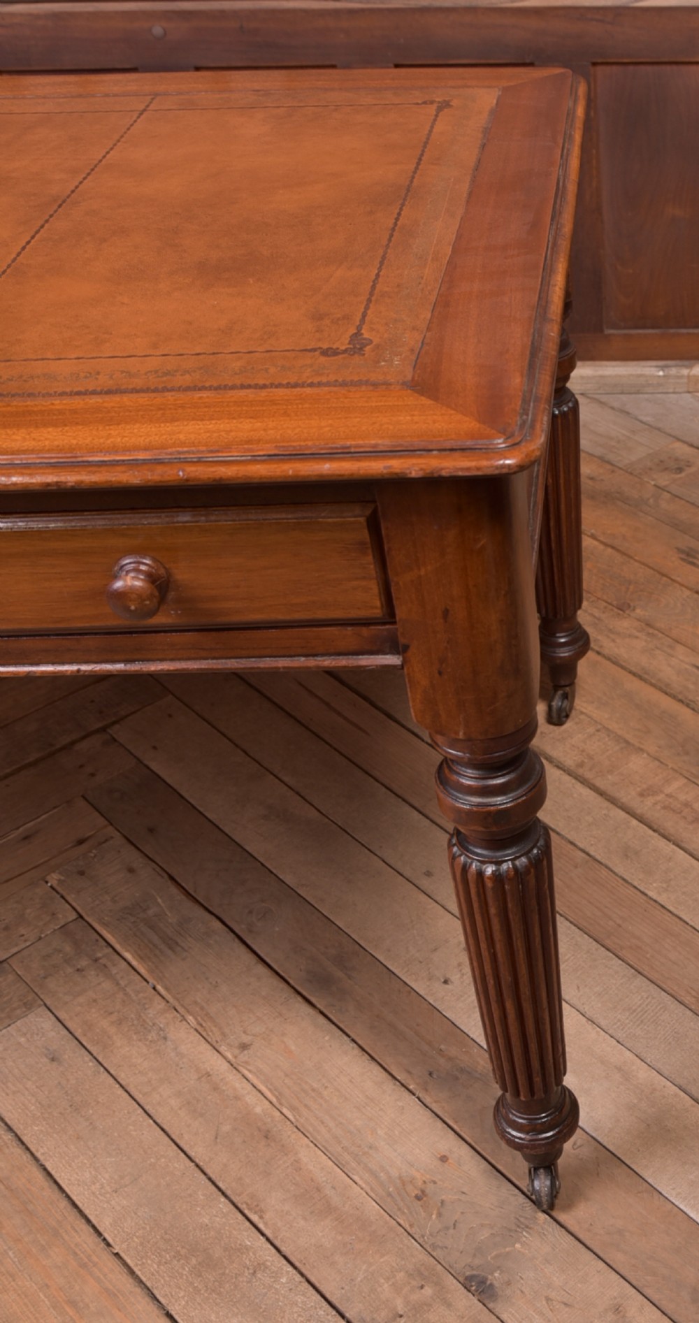Handsome Victorian Mahogany writing desk View III