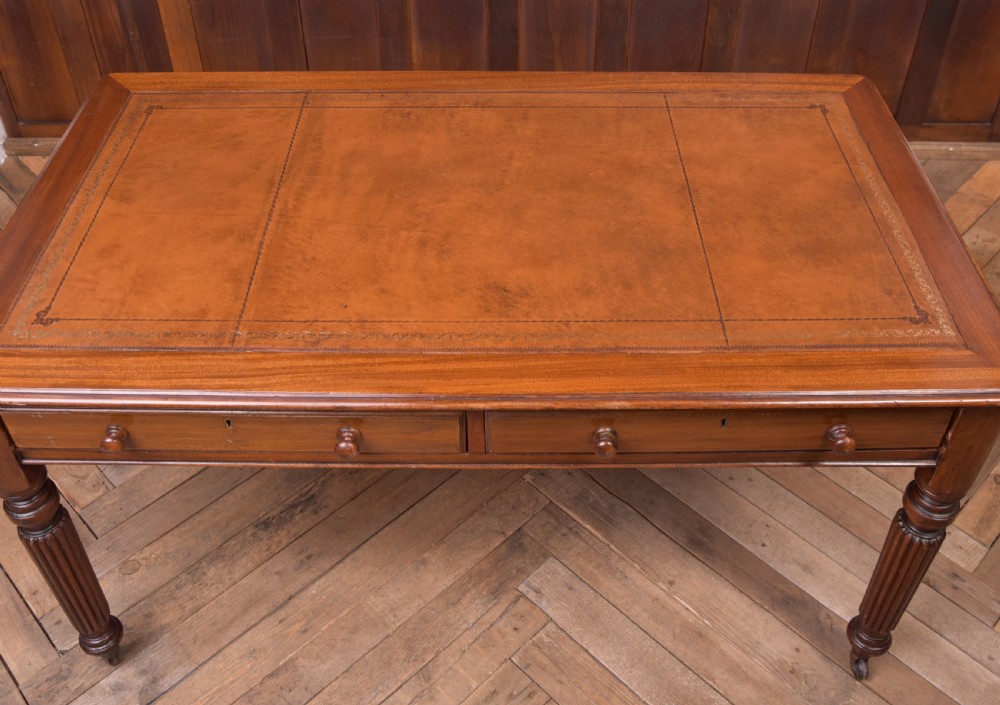 Handsome Victorian Mahogany writing desk View VIII