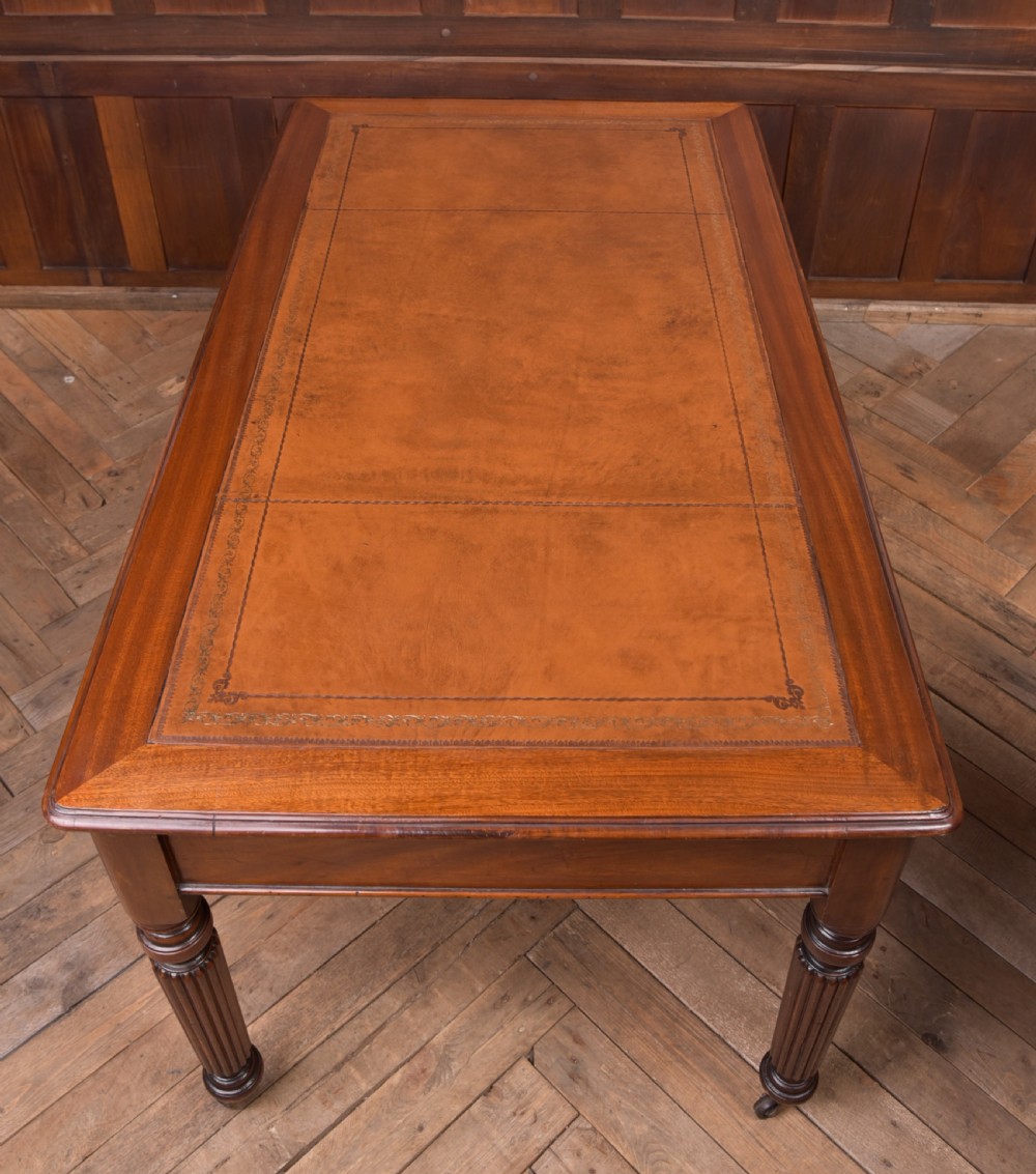 Handsome Victorian Mahogany writing desk View IX