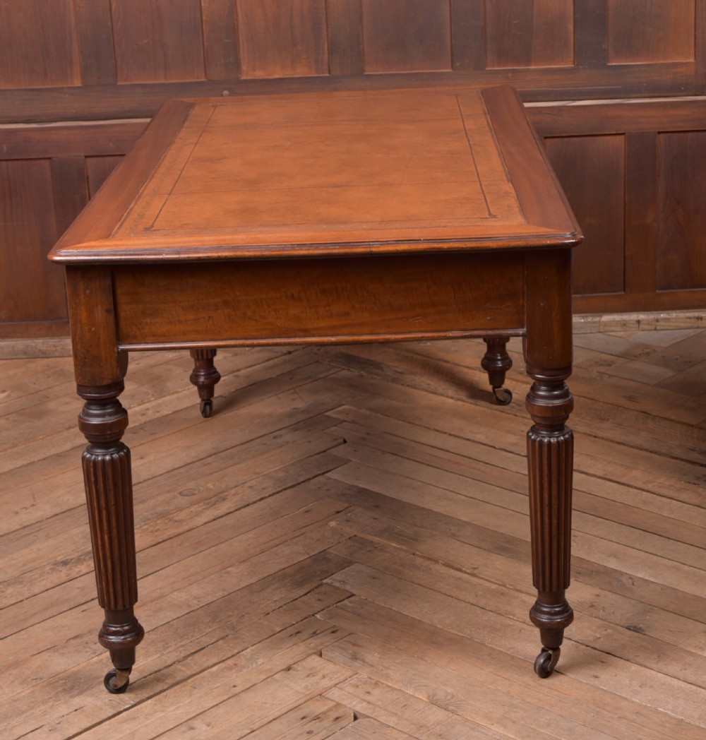 Handsome Victorian Mahogany writing desk View XII