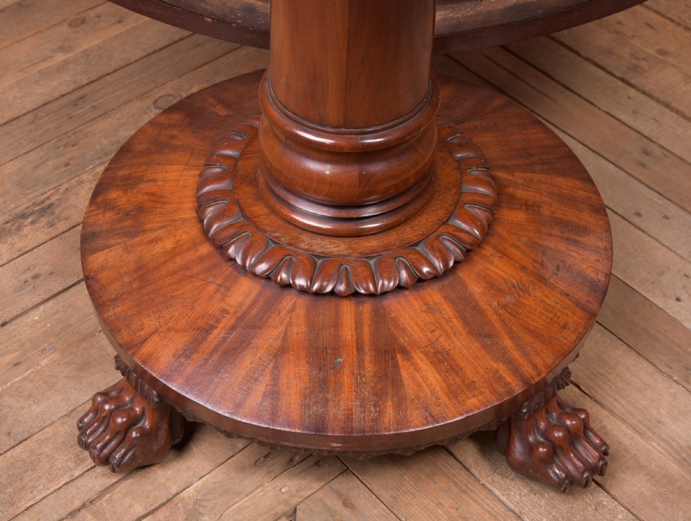 William 4th Mahogany snap top table View III